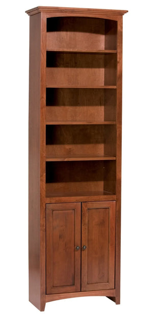 McKenzie Custom 24"W Alder Bookcases