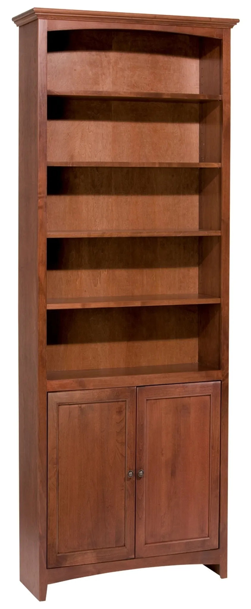 McKenzie Custom 30"W Alder Bookcases