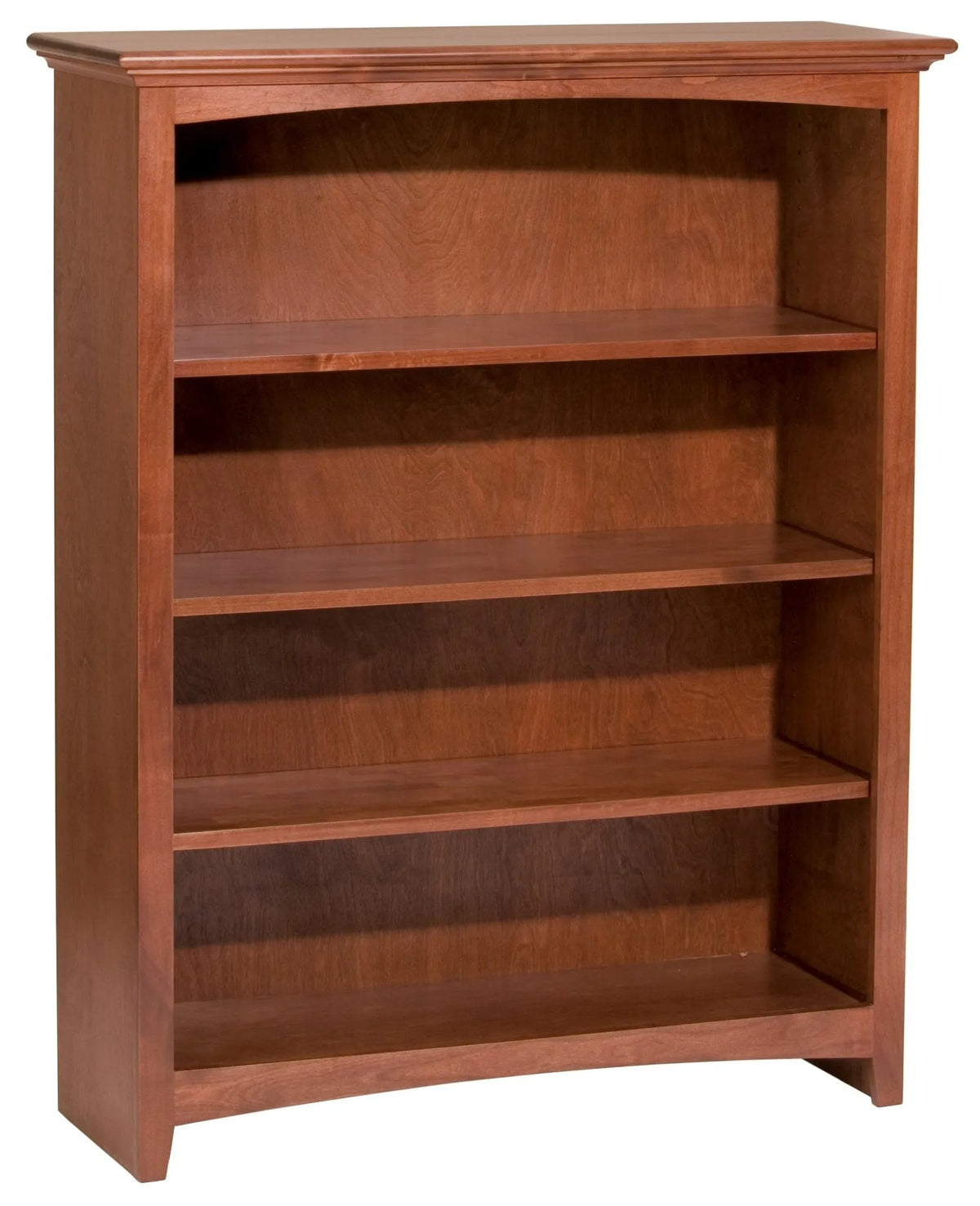 McKenzie Custom 36"W Alder Bookcase