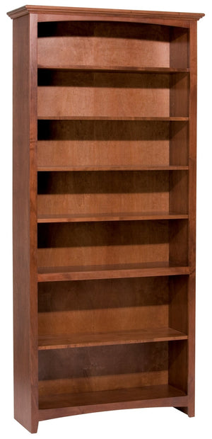 McKenzie Custom 36"W Alder Bookcase