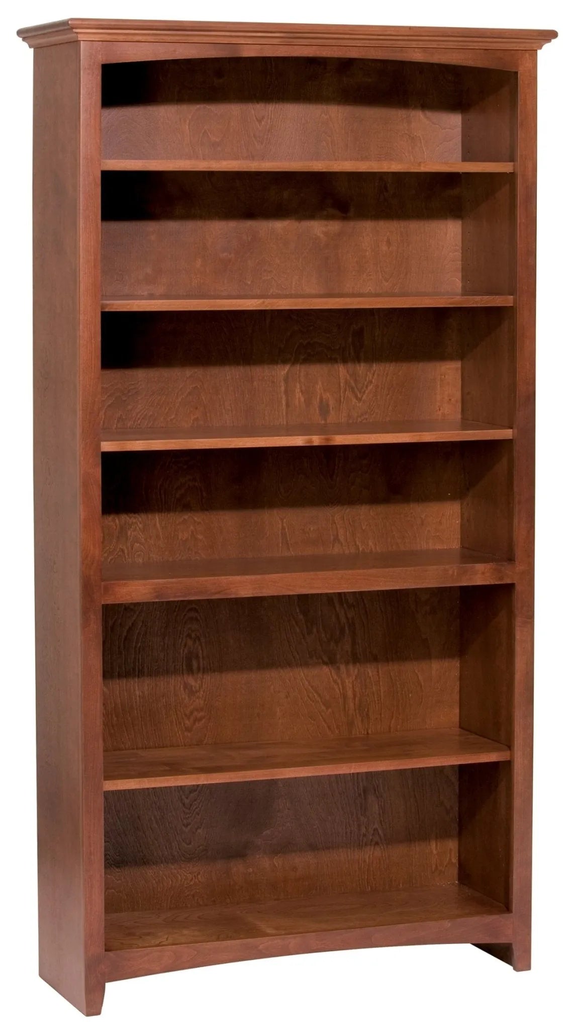 McKenzie Custom 36"W Alder Bookcase