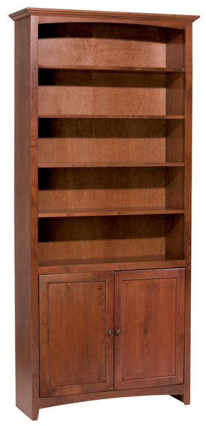 McKenzie Custom 36"W Alder Bookcase