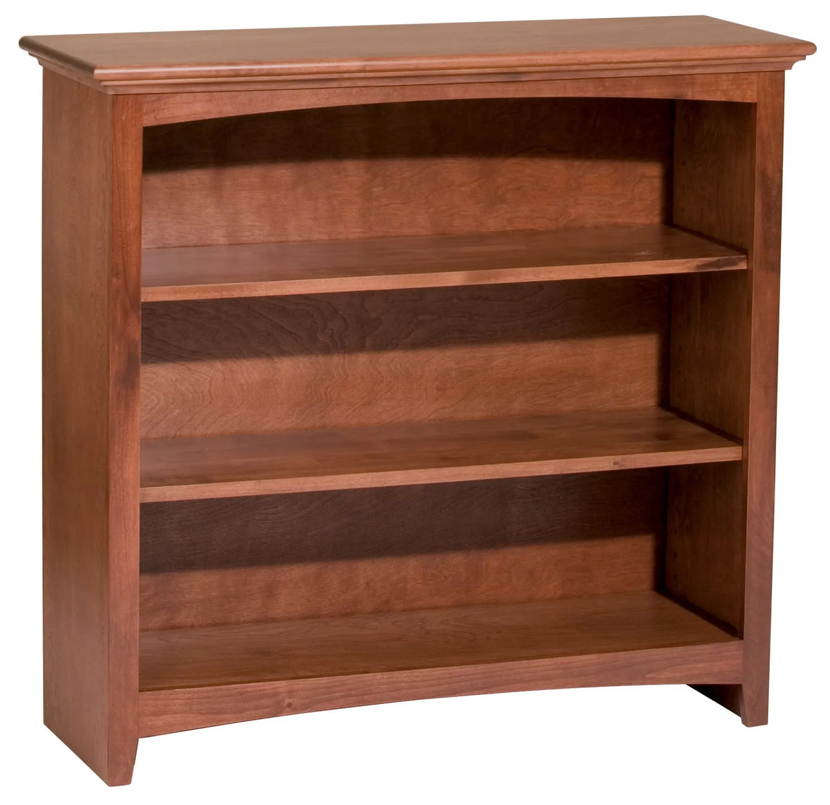 McKenzie Custom 36"W Alder Bookcase