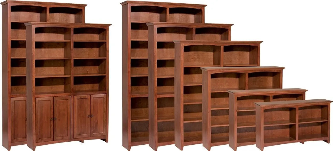 McKenzie Custom 48"W Alder Bookcase