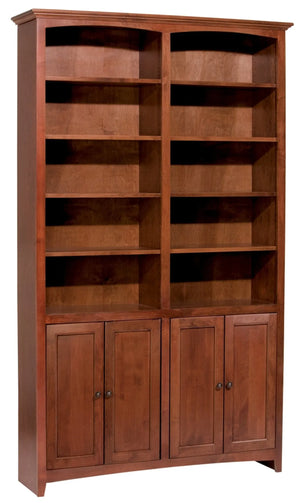 McKenzie Custom 48"W Alder Bookcase