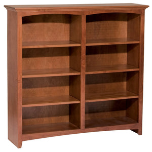 McKenzie Custom 48"W Alder Bookcase
