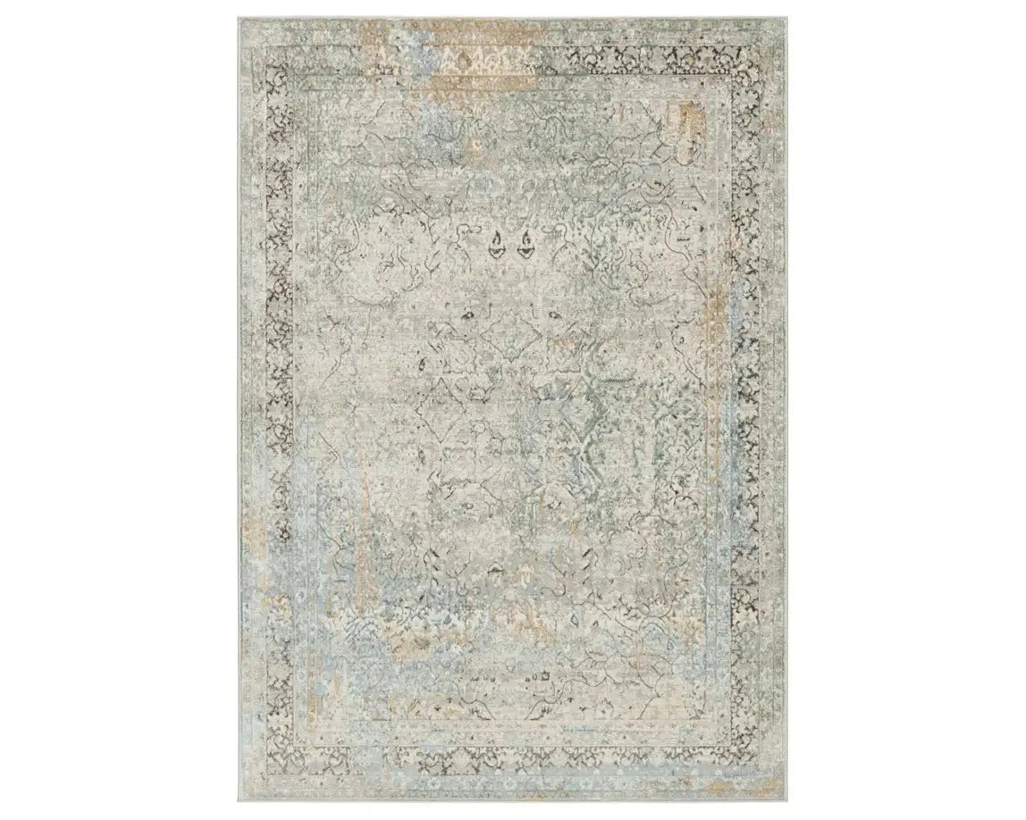 Melo MEL04 Green/Light Grey Rug