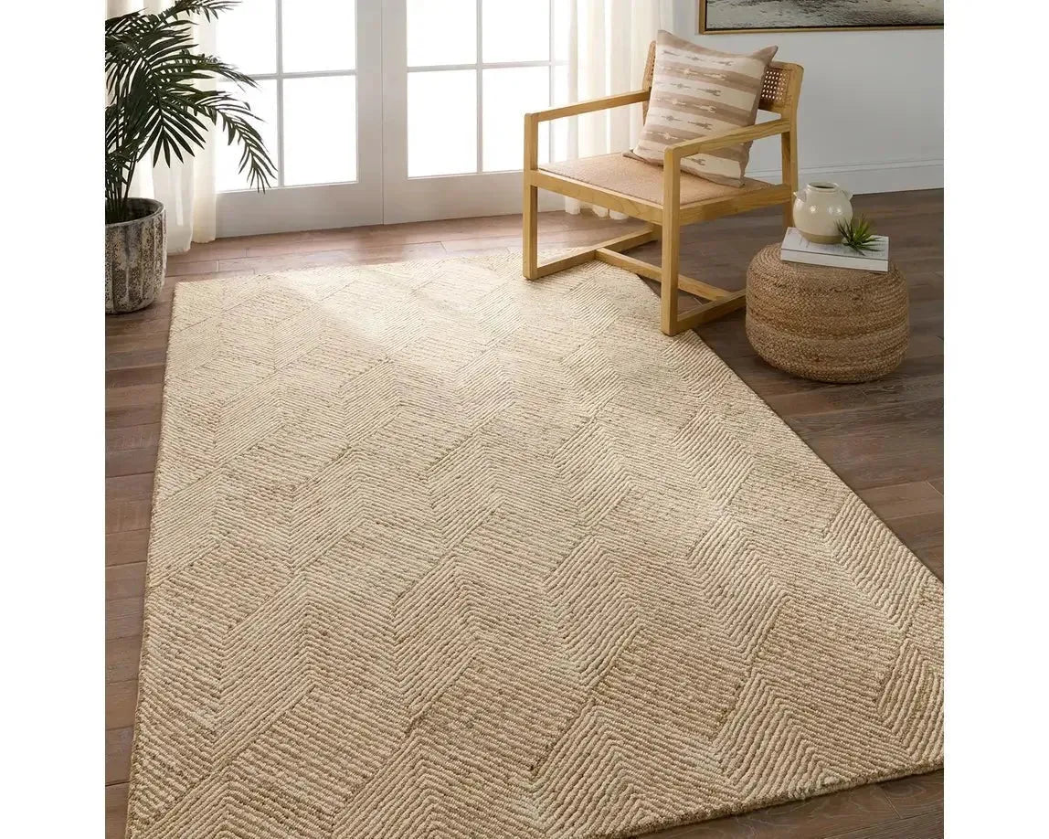 Mercia MRC02 Tan/Ivory Rug