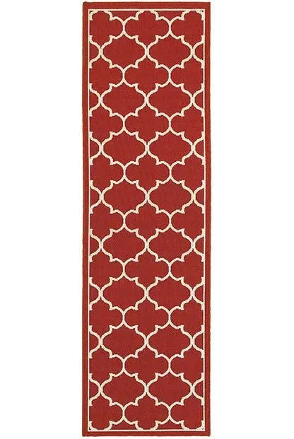 Meridian 1295r Red/ Ivory Rug