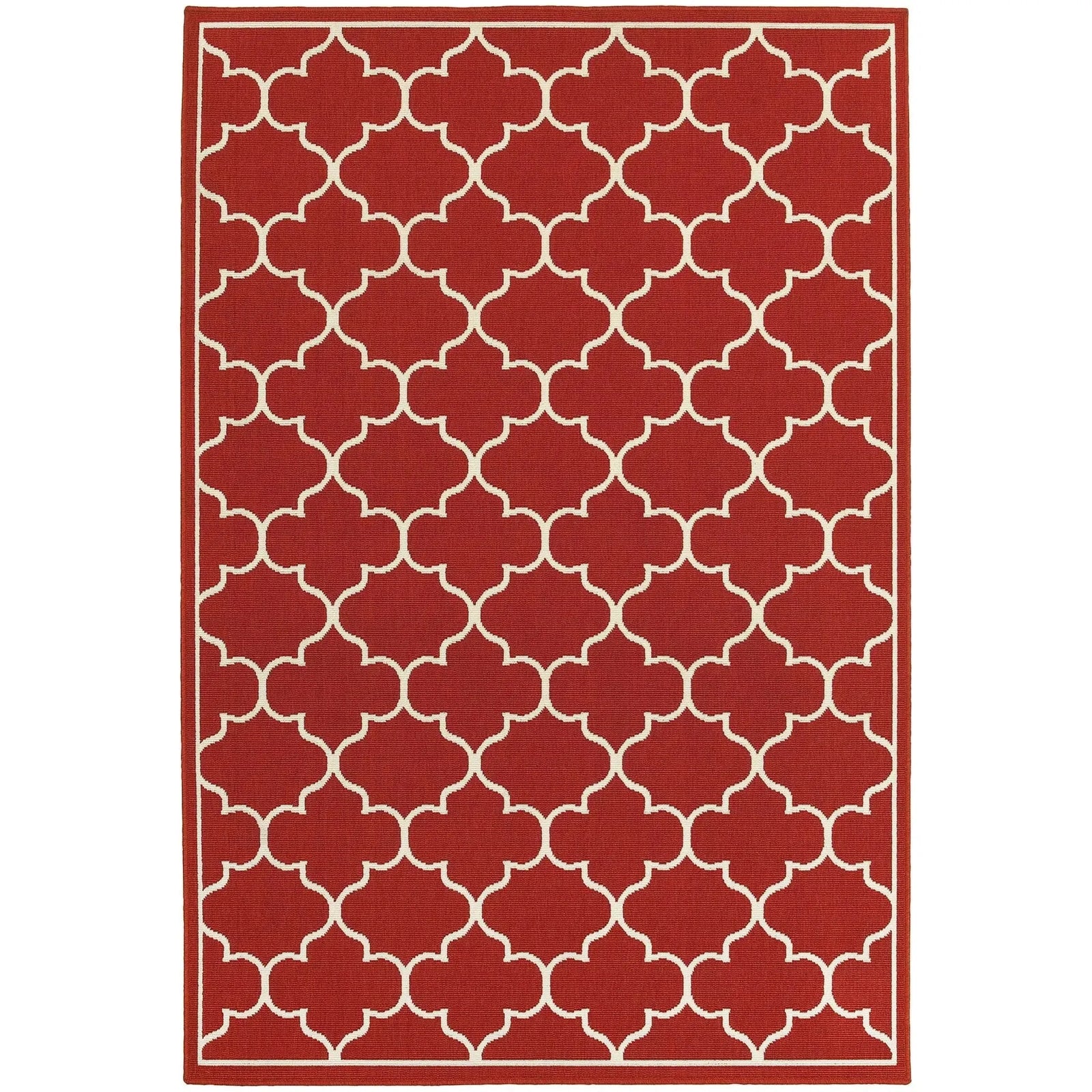 Meridian 1295r Red/ Ivory Rug