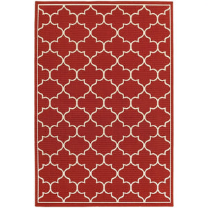 Meridian 1295r Red/ Ivory Rug