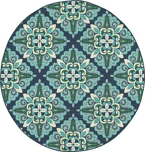 Meridian 2206B Blue/ Green Rug