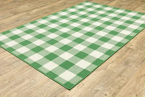 Meridian 2598G Green/Ivory Rug