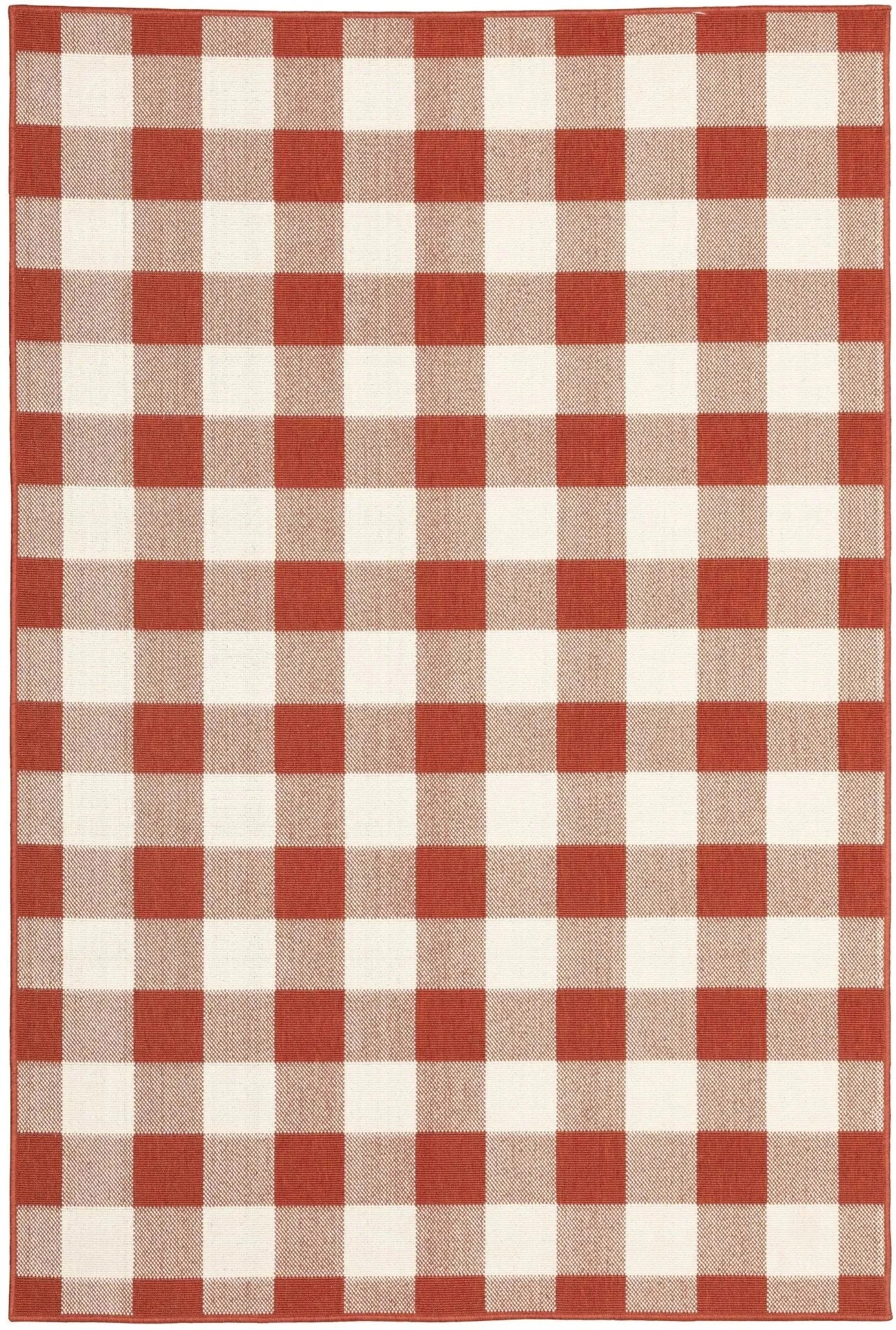 Meridian 2598R Red/Ivory Rug