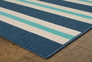 Meridian 5701B Blue/ Ivory Rug