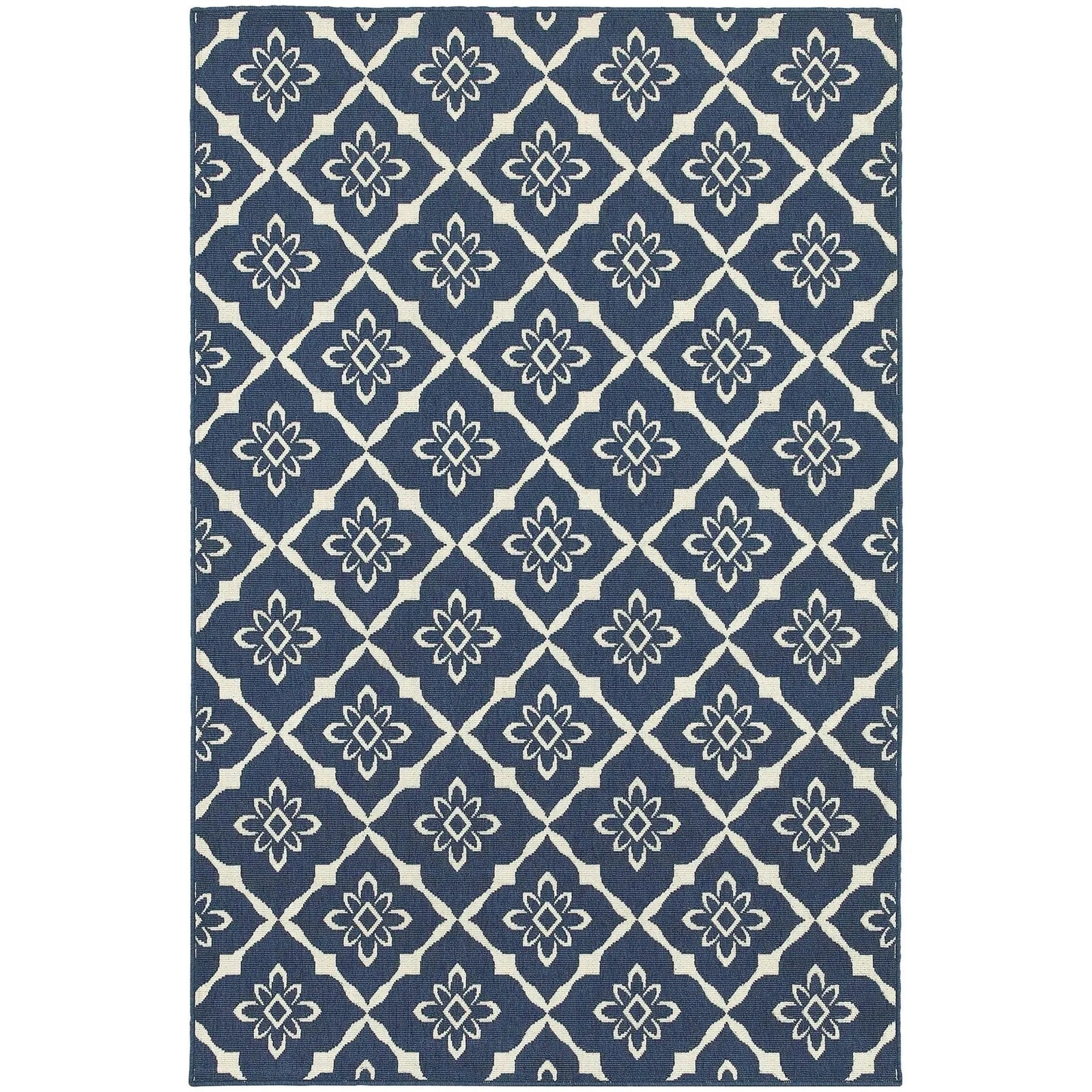 Meridian 5703b Navy/ Ivory Rug