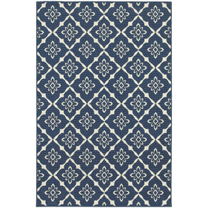 Meridian 5703b Navy/ Ivory Rug