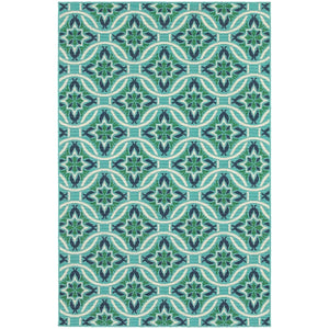 Meridian 5868l Blue/ Green Rug