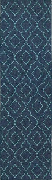 Meridian 7541b Navy/ Blue Rug