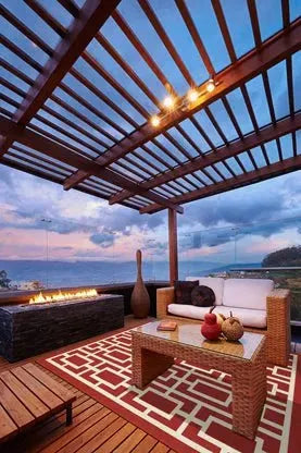 Meridian 9754R Red/ Ivory Rug