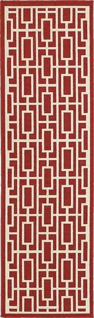 Meridian 9754R Red/ Ivory Rug