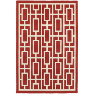 Meridian 9754r Red/ Ivory Rug