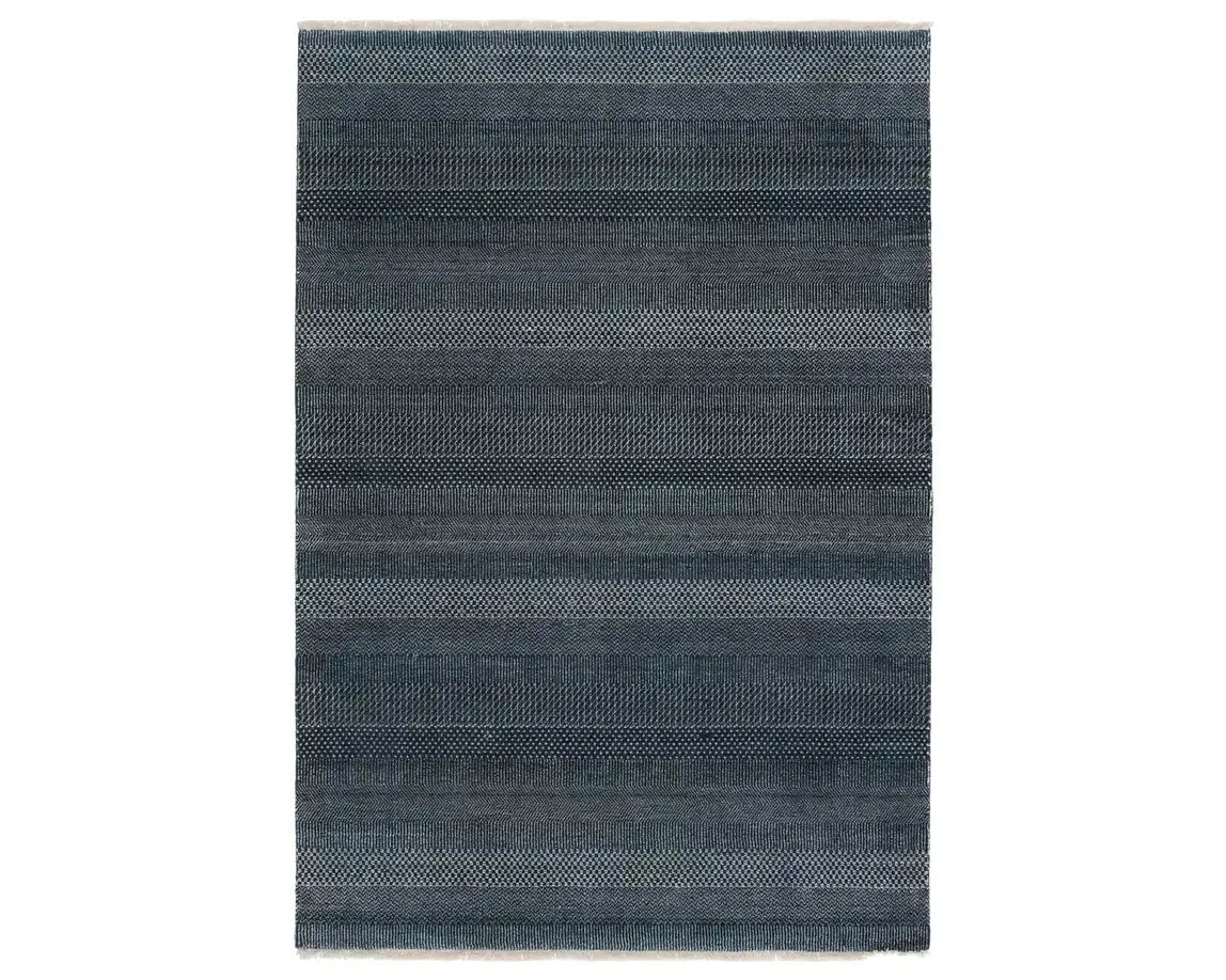 Merritt MER03 Deep Blue/Ivory Rug