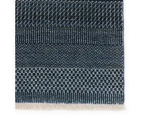 Merritt MER03 Deep Blue/Ivory Rug
