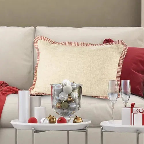 Merry 07935REI Red/Ivory Pillow