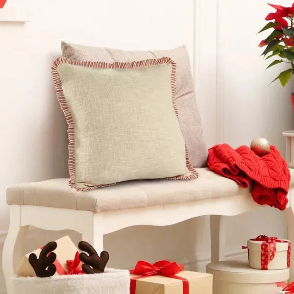 Merry 07935REI Red/Ivory Pillow