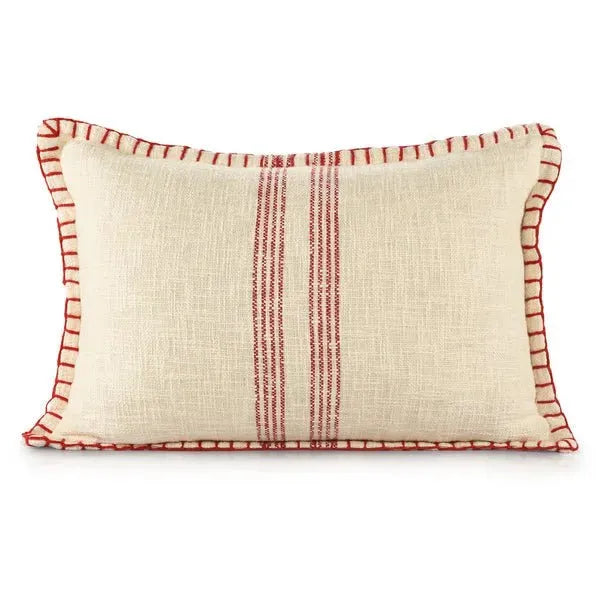 Merry 07937REI Red/Ivory Pillow