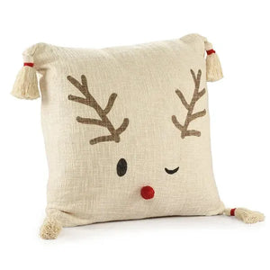 Merry 07945IVD Ivory/Red Pillow