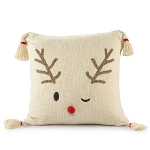 Merry 07945IVD Ivory/Red Pillow