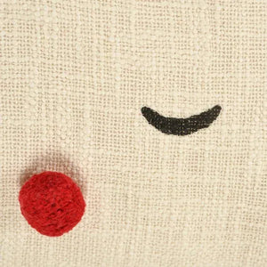 Merry 07945IVD Ivory/Red Pillow