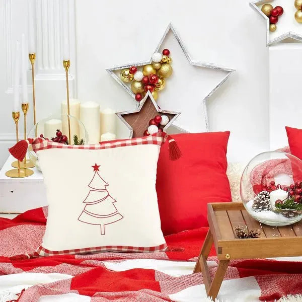 Merry 07948REI Red/Ivory Pillow