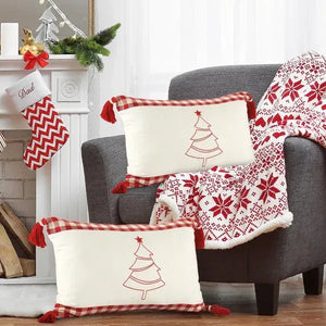 Merry 07948REI Red/Ivory Pillow