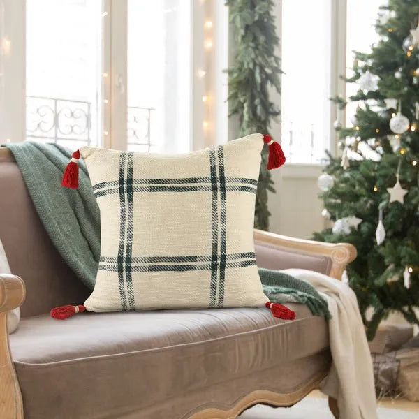 Merry 07950GRI Green/Ivory Pillow