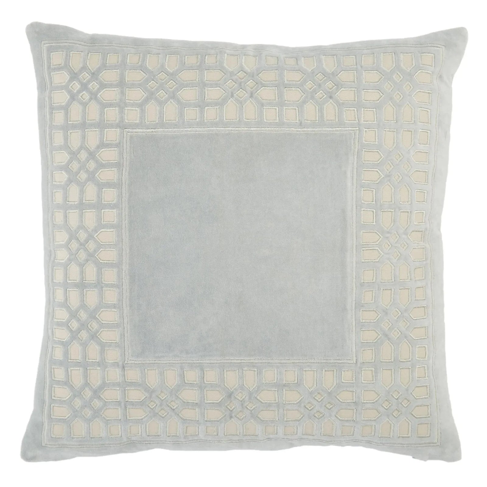 Mezza Mez02 Azilane Light Blue/Cream Pillow