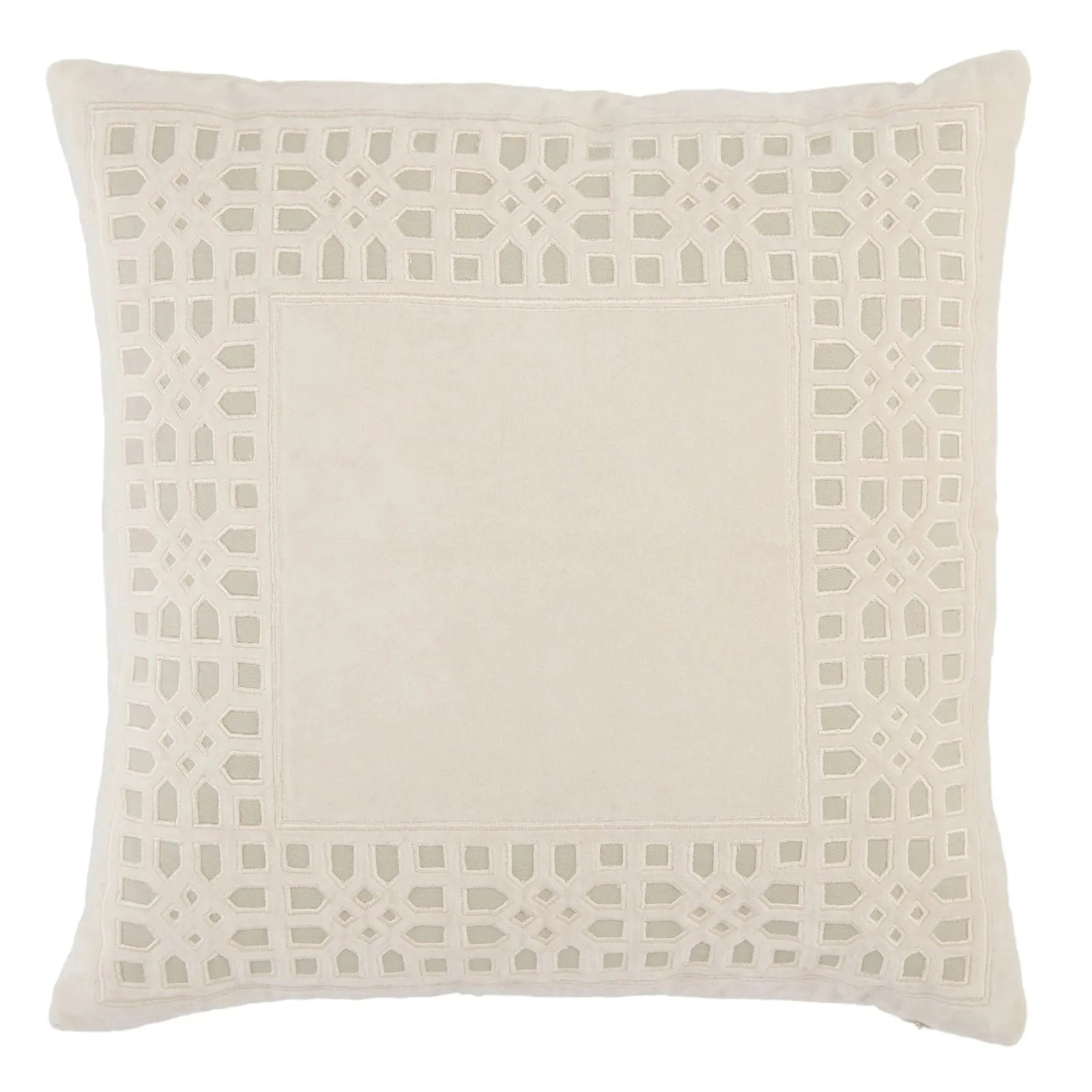 Mezza Mez03 Azilane Beige/Light Gray Pillow