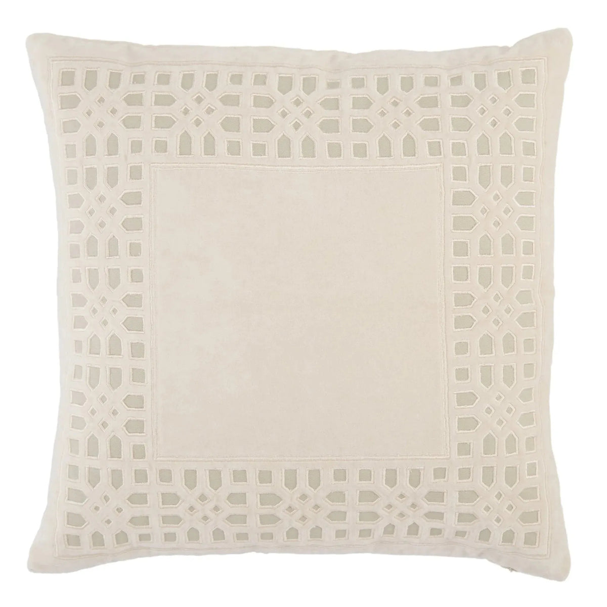 Mezza Mez03 Azilane Beige/Light Gray Pillow