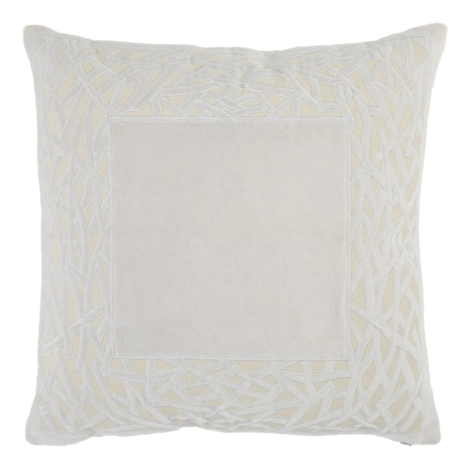 Mezza Mez04 Birch Gray/Cream Pillow