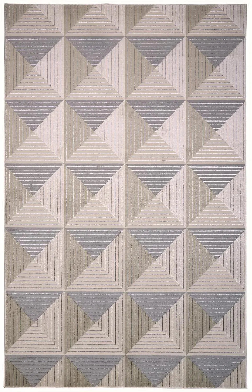 Micah 3044F Gray/Silver Rug