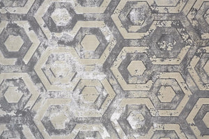 Micah 3046F Ivory/Silver Rug