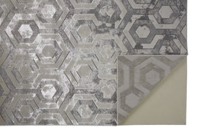 Micah 3046F Ivory/Silver Rug