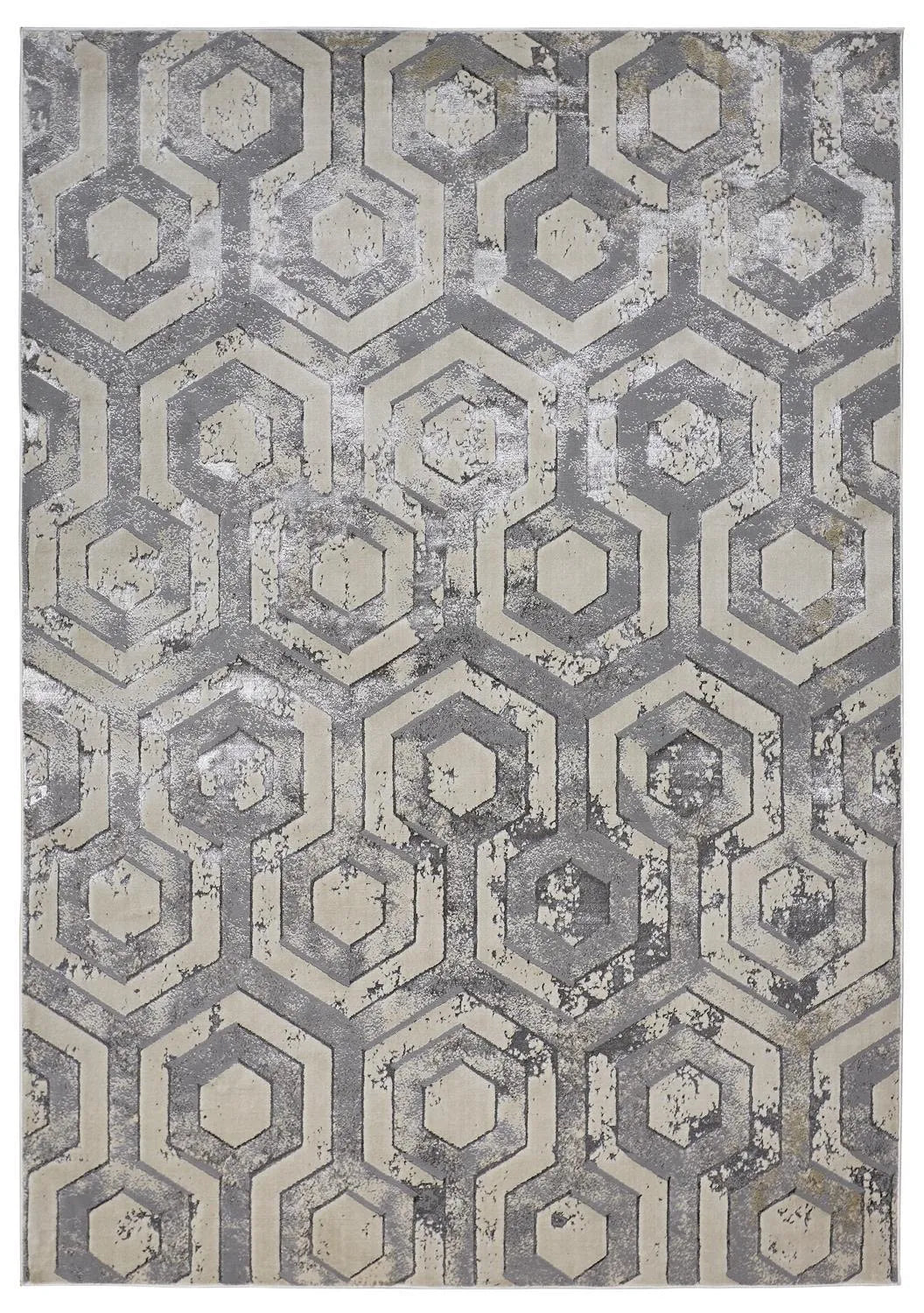 Micah 3046F Ivory/Silver Rug
