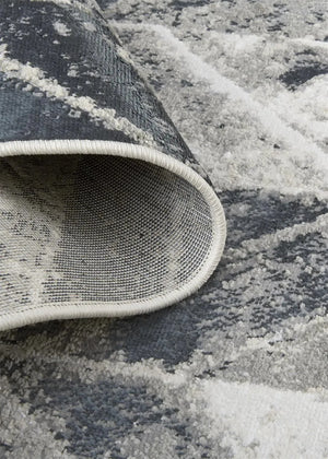 Micah 3048F Silver/Black Rug