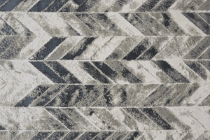 Micah 3048F Silver/Black Rug