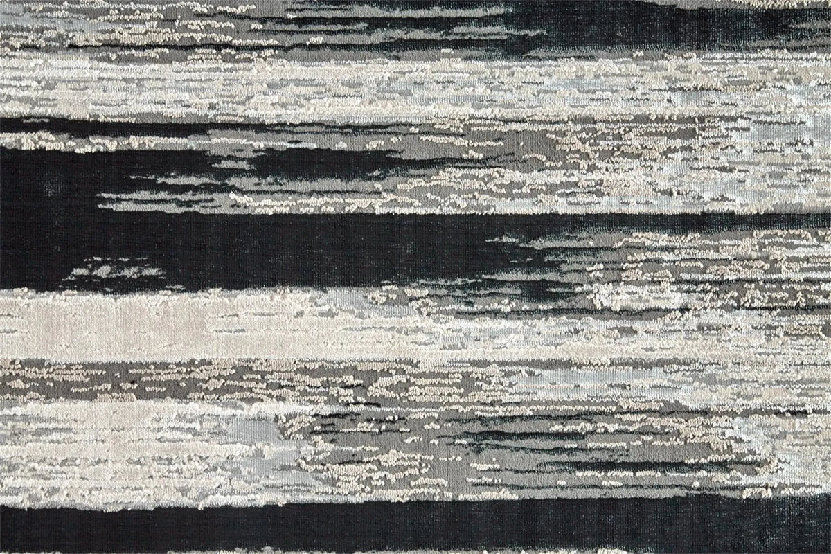 Micah 3338F Black/Silver Rug