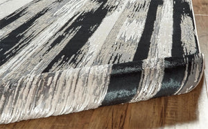 Micah 3338F Black/Silver Rug