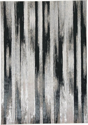 Micah 3338F Black/Silver Rug